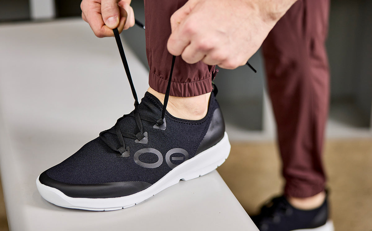 Men's OOmg Sport LS Low Shoe - White Black (FINAL SALE) - Image 3