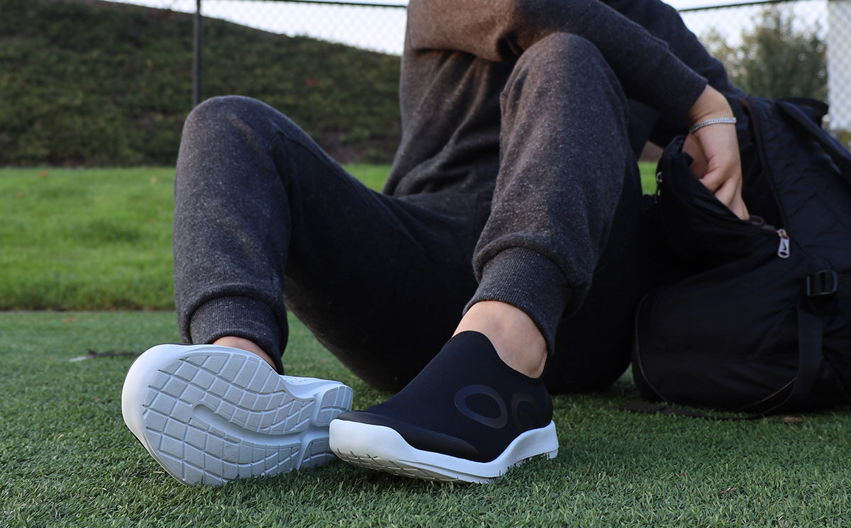 Men's OOmg Sport Low Shoe - White Black (FINAL SALE) - Image 4