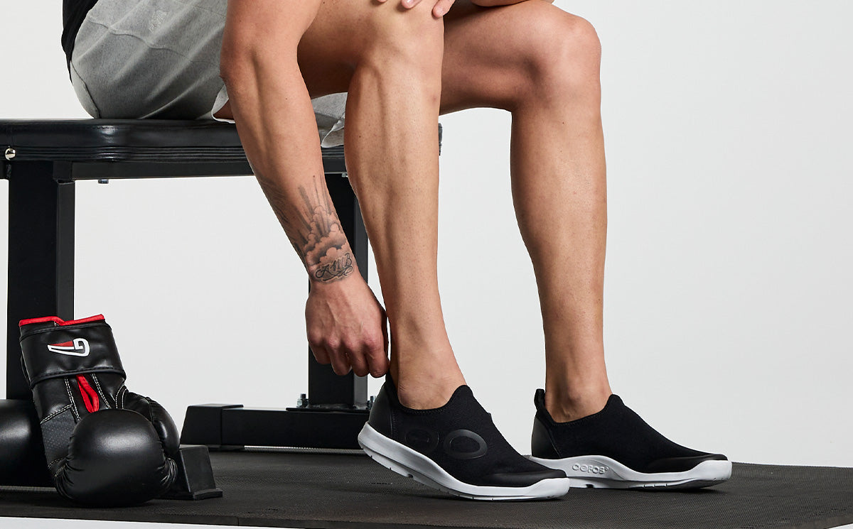 Men's OOmg Sport Low Shoe - White Black (FINAL SALE) - Image 5