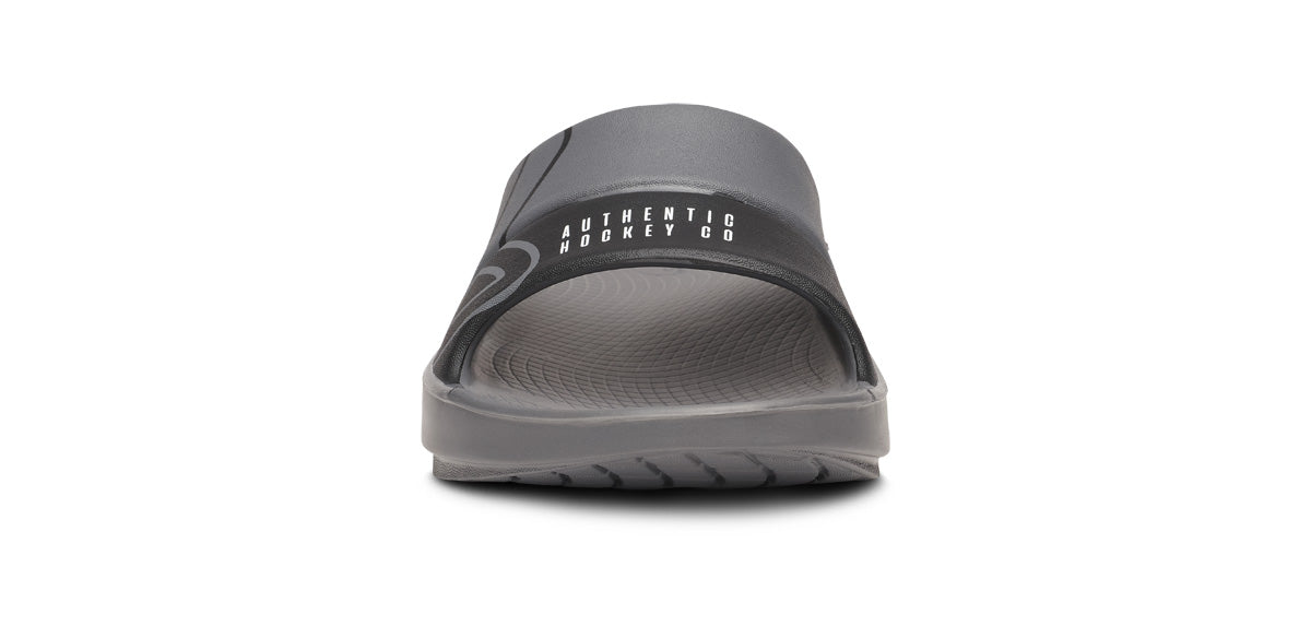 BAUER/OOFOS Women's OOahh Sport Slide Sandal – Slate - Image 3